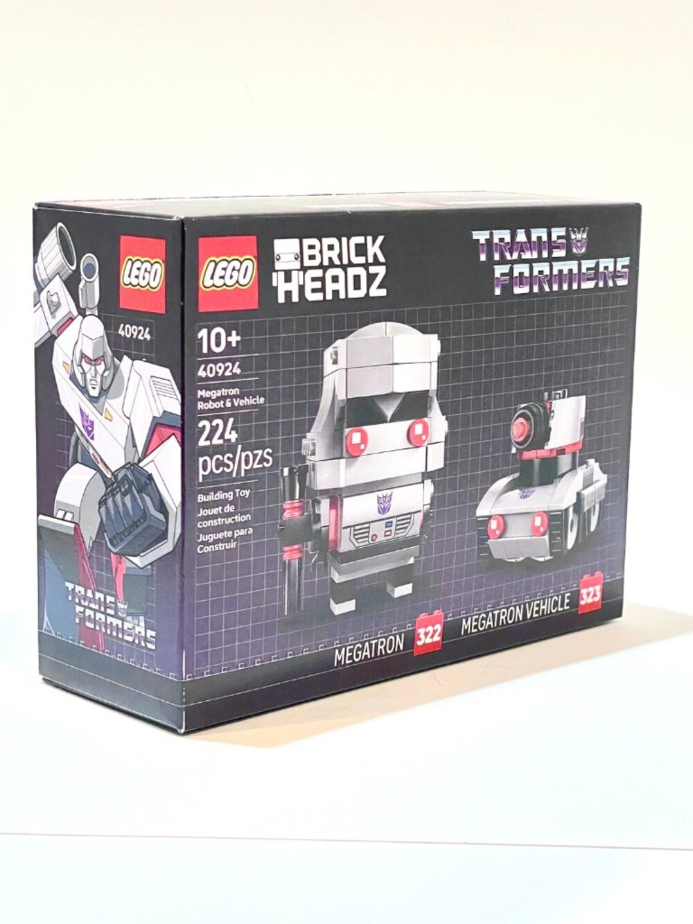LEGO 40924 Brickheadz TRANSFORMERS Megatron Robot & Vehicle NIB In Hand - Picture 4 of 15